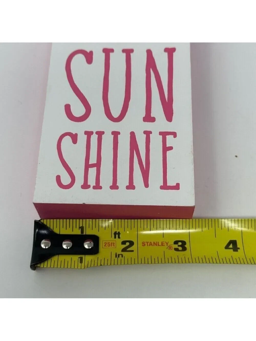 Tropical Wooden Block Sign Walking on Sunshine Floral Home Decor 6